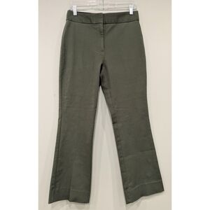10 Crosby Derek Lam Green Kick Flare Pants Size 6